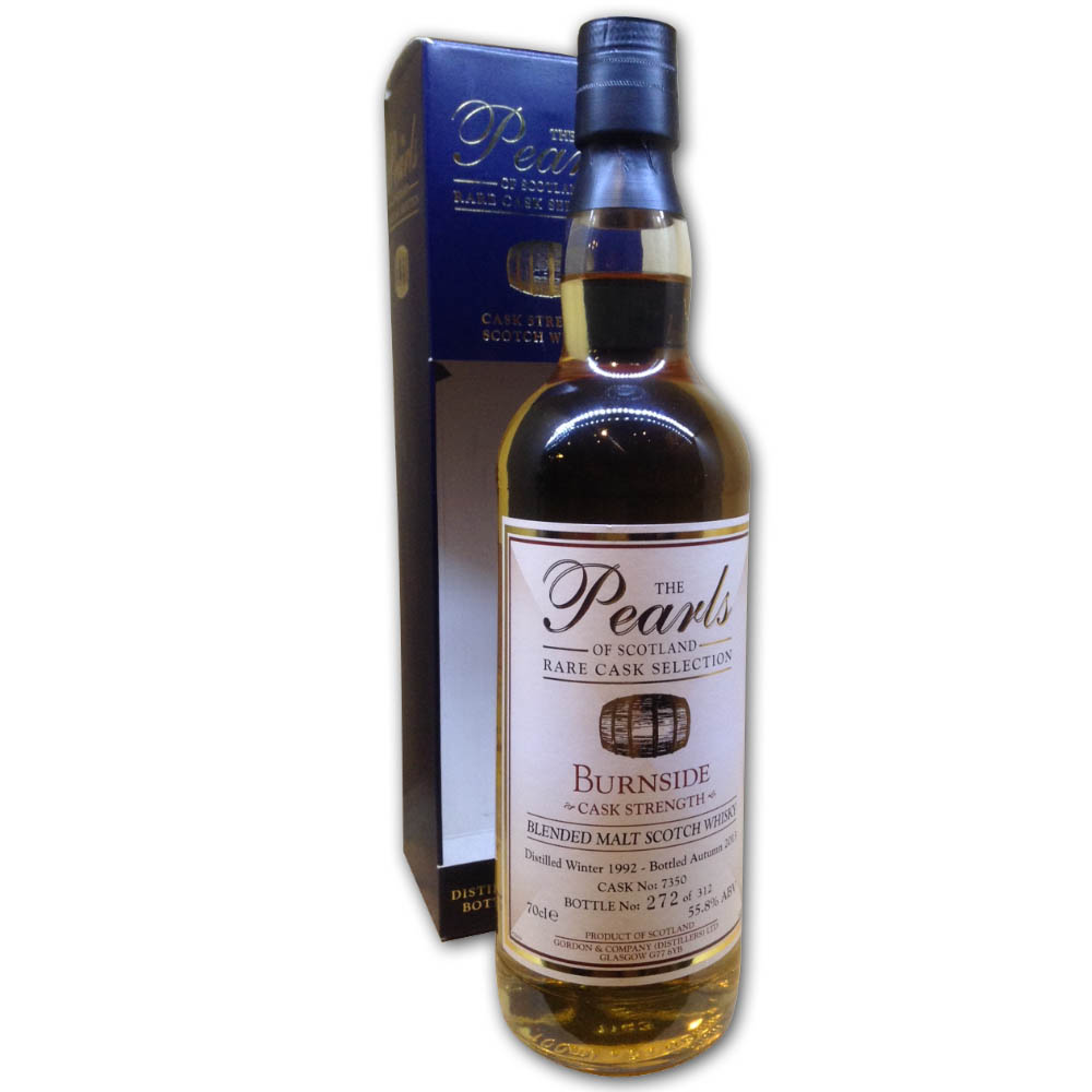 Pearls of Scotland - Burnside 1992 Whisky 70cl, 55.8%